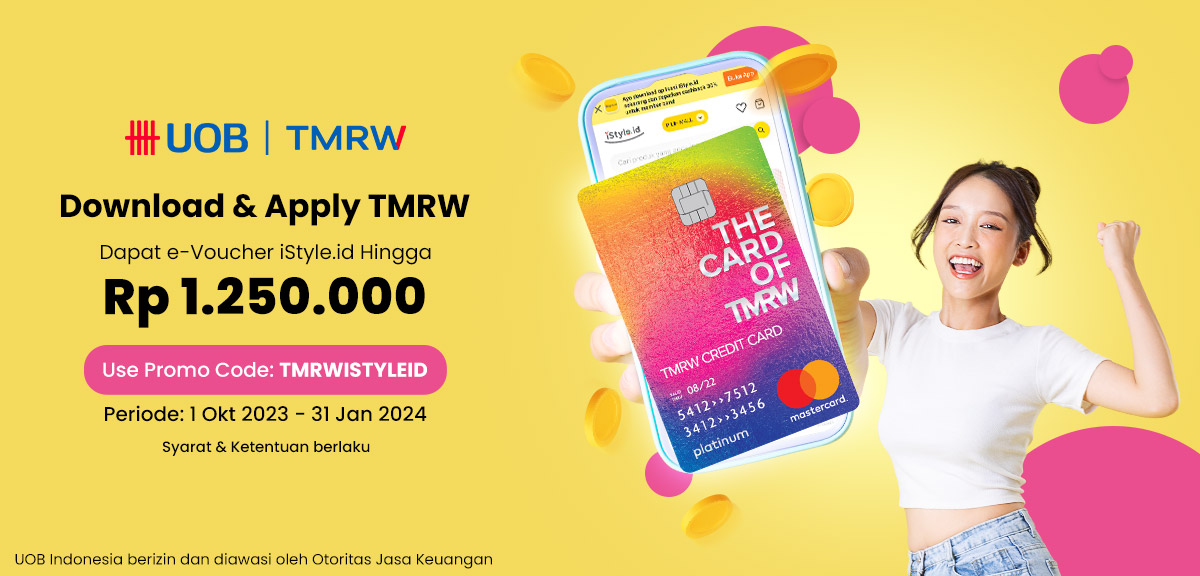 Apply TMRW Dapatkan e-Voucher Hingga Rp1.250.000